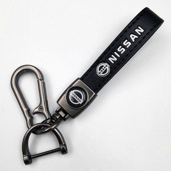 Bil Cykel Nøglering Metal Finish | Robust Nøglering | Nøglering og Krogbeslag - Perfekt Gun Color Hardware Nissan