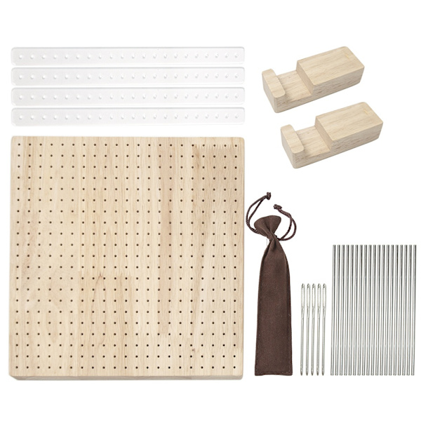Stickning Blockeringsbräda Stall Kitted Sy Blockeringsmatta För Virkning Handgjord 27.5*27.5*2cm
