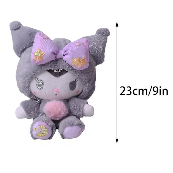 Sanrio Series sarjakuvariipus 23 cm melodia pehmolelu lahja - Perfet Kuromi