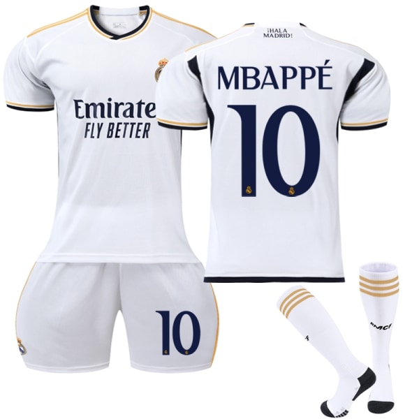 23-24 Real Madrid hemmatröja nr 10 Mbappe- Perfekt Adult XL