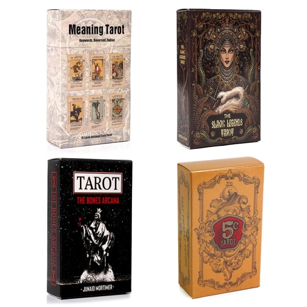 1 kortstokk 10 stiler Tarotkort Blackbird Lenormand Betydning Tarot P - Perfet one size A2