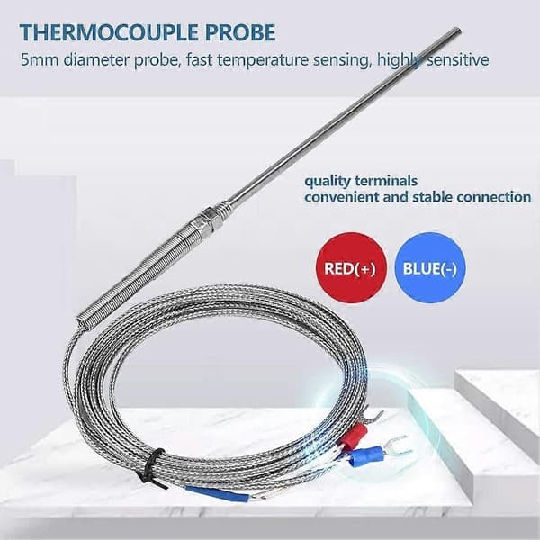 Termoelementsensorprober, K-typ (3m) - Perfet