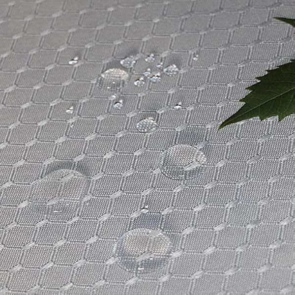 Meiosuns Duschdraperi eller Foder Polyestertyg Duschdraperier Tvättbart Draperifoder Mögel- och Mildbeständigt med Vita Plastkrokar - Perfekt Grey 200*220cm