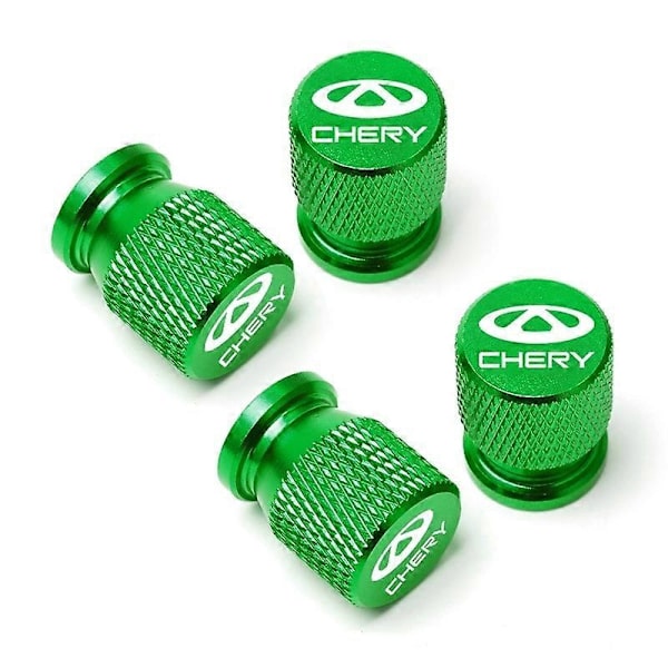 Bil Hjul Dæk Ventil Hætter Dæk Stamme Dækker Lufttæt Vandtæt Kompatibel med CHERY TIGGO 3 4 5 7 PRO 8 Biltilbehør - Motorkøretøj Hjul - Perfet Red 3