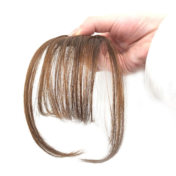 peruk air bangs Hår Korta hårbitar för hårförlängningsklämma - Perfet 4