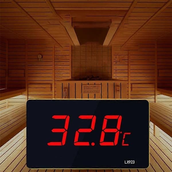 Bassengtermometer med LED-display og vanntett probetermometer Akvarium Utendørs temperatur Me-Perfet