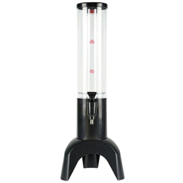 1,5L Øl Dispensertårn Integreret Hane Drikkevare Dispenser - Sort - Perfekt