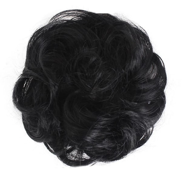 Let at bære Stilfulde hår Scrunchies Naturlig rodet krøllet hårforlængelse - Perfet 7