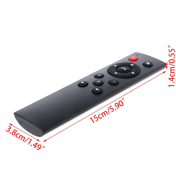 2.4G Air Mouse -kaukosäädin USB vastaanottimella Smart Android TV:lle Box Tietokone PC Kannettava Tuki Linux System- Perfet
