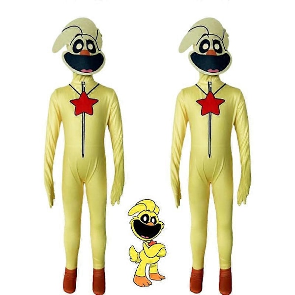 Poppy Playtime 3 Smiling Critters Rollespill Bodysuit DogDay Catnap Halloween Kostyme for Voksne - Perfekt Kickin Chicken 170