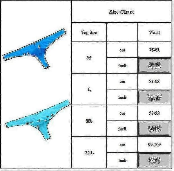Herre Solid Stringtruser Ultratynn Pustende Lav Midje Mykt Undertøy-Perfet Skin Color L