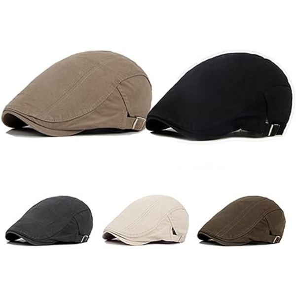 Justerbare Newsboy-hatter For Menn Flat Cap Herre Mote Cap For Men - Perfet