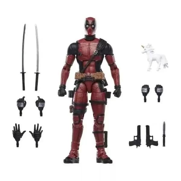 Deadpool-dukke, ca. 20 cm høy, X-Men Legend Marvel LED-leketøy, barnegave