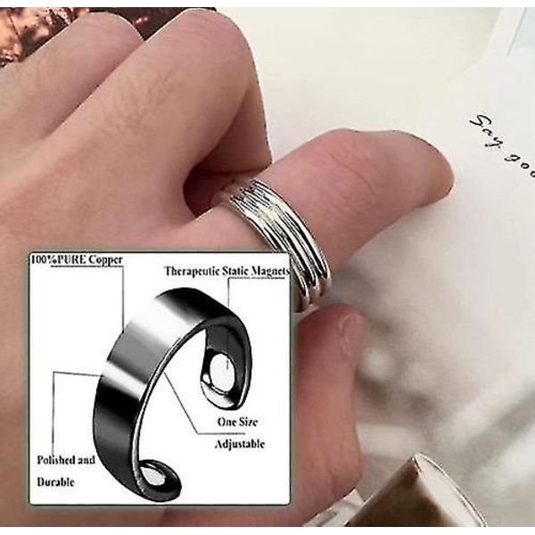 Apolloostory Lymfatisk Dränering Terapeutisk Magnetisk Ring - Perfet