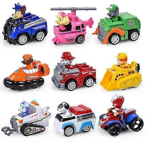 Lookout Paw Patrol tårn Køretøj Bus Observationstårn Børnefødselsdagsgave - Perfekt 9pcs
