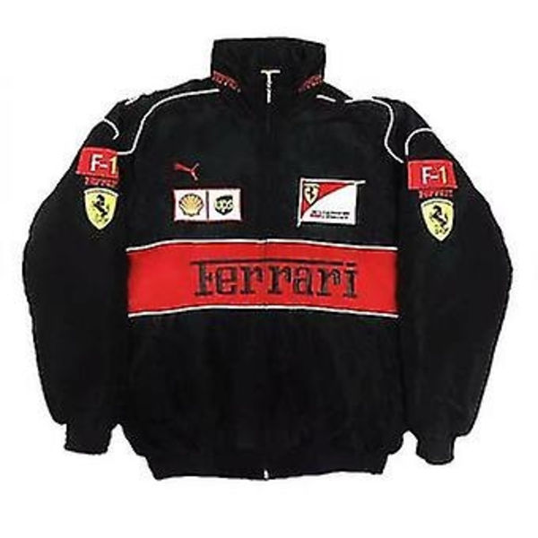 Racing Jakke Vintage Hvid Nascar Retro Bomber - Jakke Vintage Jakke - unisex Y2K Jakke Streetwear (FÅ DEN)-Perfekt XXL