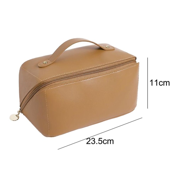 Cushion Makeup Bag Large Capacity Senior Sense - Perfet Mocha brown