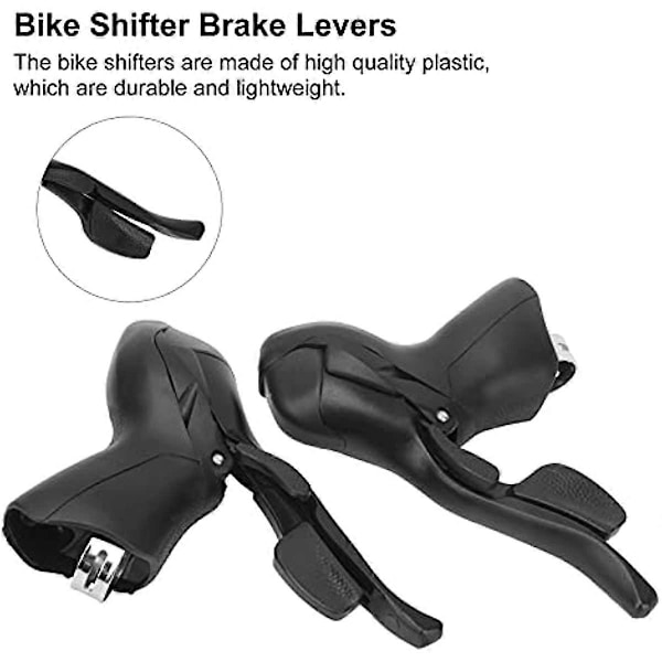 RitoEasysports Girskifterhendel for Sykkel 2x10 Hastighet Sykkelgir Sykkelbrems Girskifter Drop Bar for Landeveissykler - Perfekt