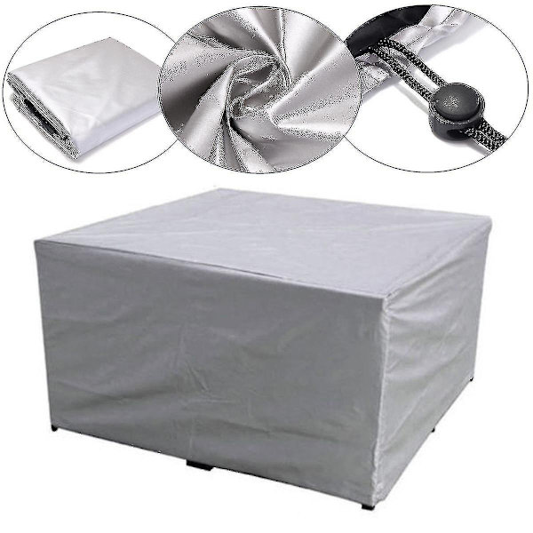 75 Storlekar Vattentäta Utomhus Patio Trädgårdsmöbelöverdrag Regn Snö Stolsöverdrag-Perfekt 80x80x80cm