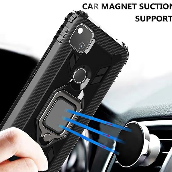 Kompatibel med Pixel 4a Case-Perfet Black