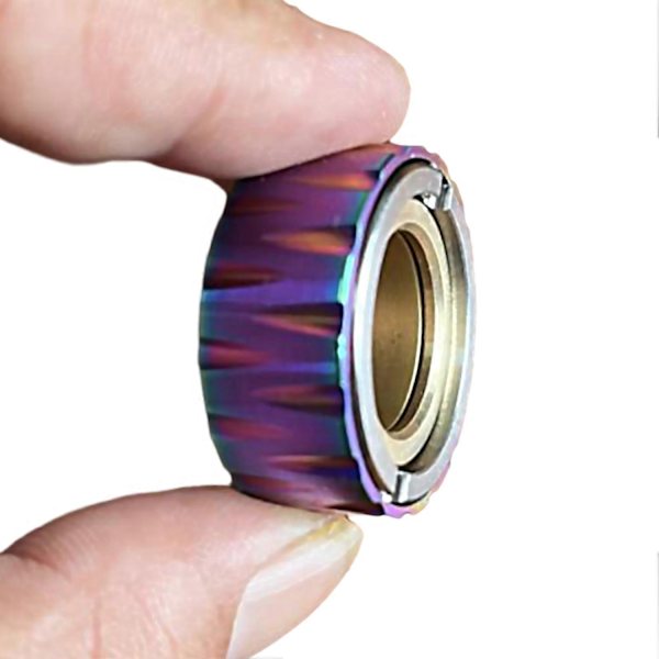 Motorcykel Dæk Fidget Ring Sjov Stressaflastning Fingerøvelse Rustfrit Stål Spinner Ring EDC Legetøj Børn Voksne Gave-Perfet K