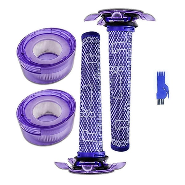 Ersättningsfilter för dammsugare, kompatibelt med V8 Extra/V8 FOCUS Mattress/V8 Absolute Stick Handhållen Dammsugare - Perfet