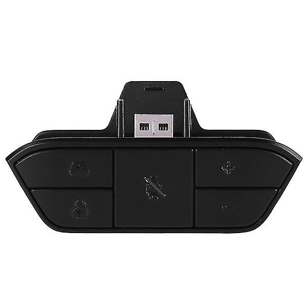 Støvtæt stereo headset adapter til Xbox One med spilcontroller og stereo lyd synkronisering - Perfekt