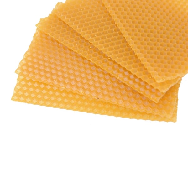 10 stk Yellow Honeycomb Foundation Bee Hive Wax rammer - Perfet
