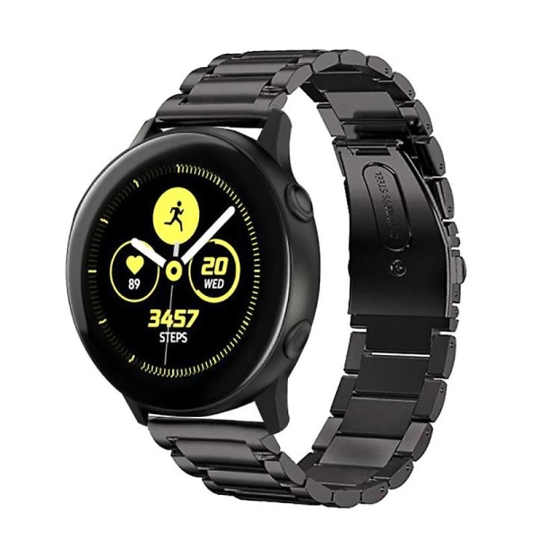 Dia Snap Spänne Tre pärlor Solid Rostfritt stål Armband Smart Watch - Perfet