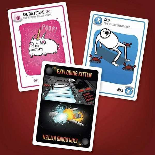 Exploding Kittens Original Edition Kortspel för flera spelare - Perfekt