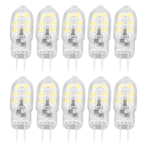 10 G4 LED-pærer, dæmpbare, høj farvegengivelsesindeks