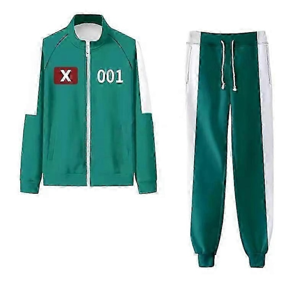 Säsong 2 Squid Seong Gi-hun Cosplay Kostym Spel, Tröja-Perfekt No.001 4XL