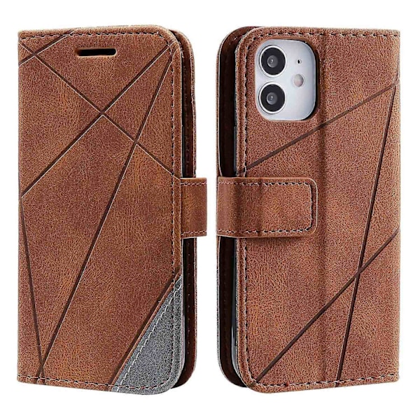 Fodral Kompatibelt med iPhone 11 Läder Magnetiskt Foliofodral med Korthållare Kompatibelt med iPhone 11-Perfet Brown
