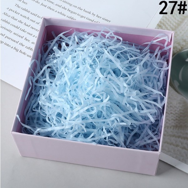 Silputtu pehmopaperi, Raffia Hamper Silputtu lahjatäyte - Perfet Light blue 300g