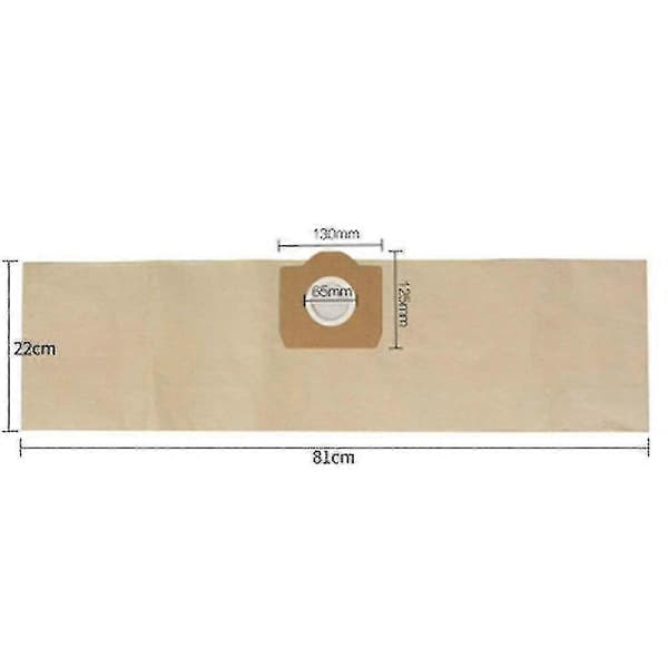 5x Støvsugerpose 1x Filter til Karcher Wd3 Premium Støvsuger - Perfekt