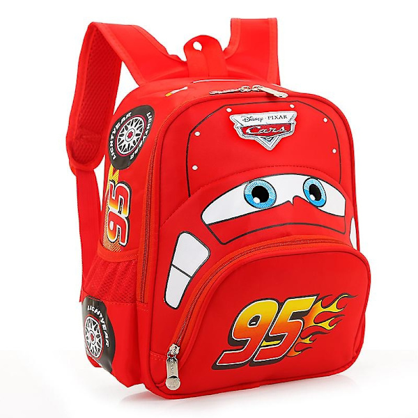 Børnerygsæk Car Lightning McQueen Rygsæk - Perfet red