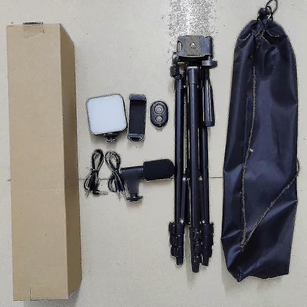 Vlogging Kamera Telefon Vlog Video Kit #1 med Højdejusterbart Tripod-Perfet