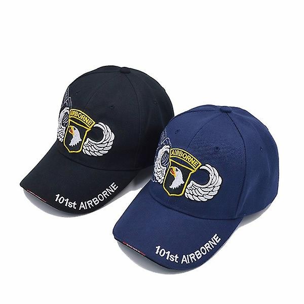 Airborne Division Baseball Cap Herre Cap Sport Tactical Hat Sun Hat - Perfet blue