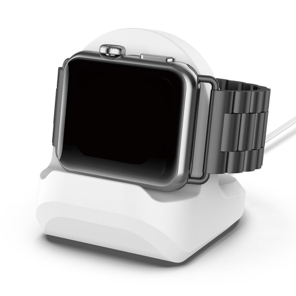 Ladestativ for smartklokke Apple Watch 1-6 - Perfet Vit