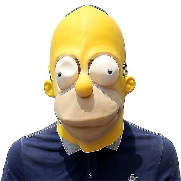 Simpson Mask Halloween Latex Mask - Perfet