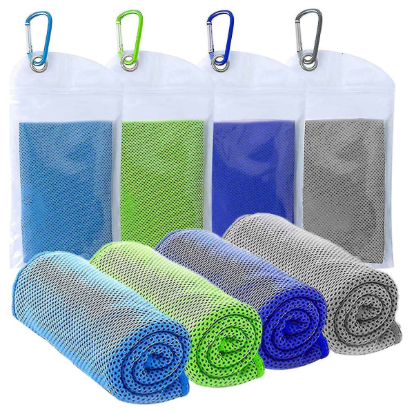 Kølehåndklæde, sæt øjeblikkelig aflastning Icy Cool håndklæde åndbart mesh svedabsorberende - Perfet