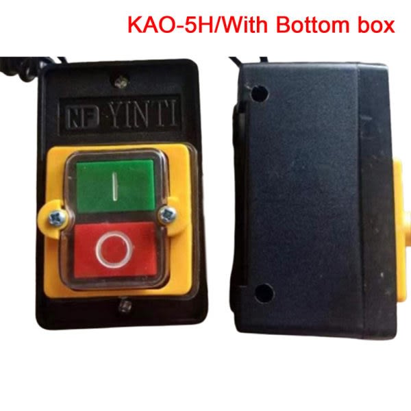 Slitesterk hine Switch Trykknapp Tilbehør for Electric Home K KAO-5H-Med bunnboks CDQ