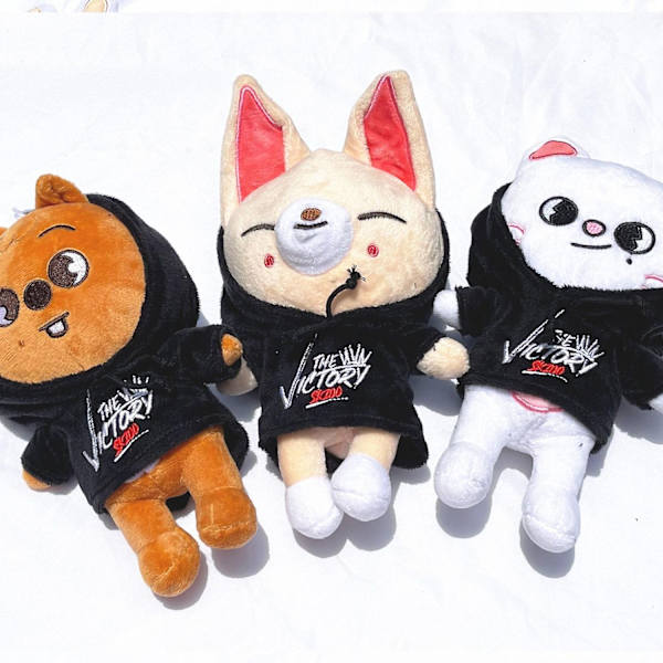 Skzoo Stray Kids Animal Mee Meow Creative Mjuka fyllda tecknade plyschleksaker Presentleksaker Flerfärgad 20cm Lämplig för barnfans[HK]- Perfet cat