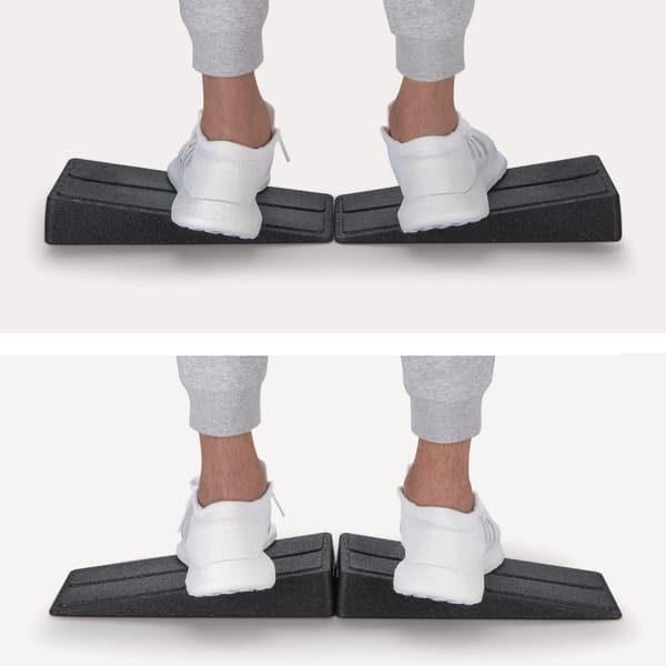 Yoga Wedge Squat Wedge Justerbart sklisikkert skråbrett - Perfekt Black