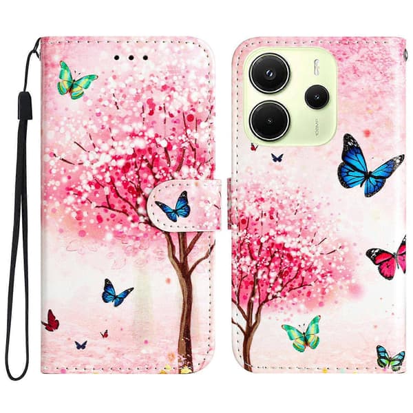 til Xiaomi Redmi Note 14 4G (163.25x76.55x8.16mm) Telefon Cover - Perfet Cherry Blossoms Tree