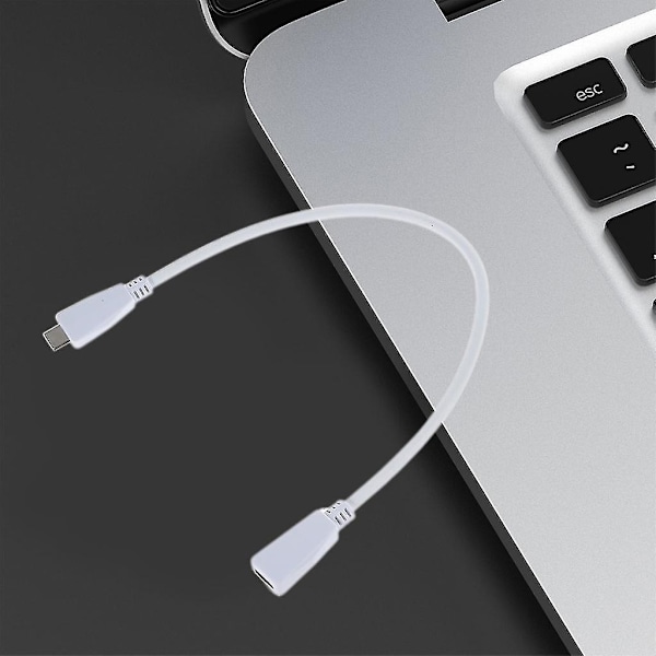 5a 20v USB Typ-C Förlängningskabel, USB-C 2.0 Hona till USB Hanne Förlängare - Perfekt 5m