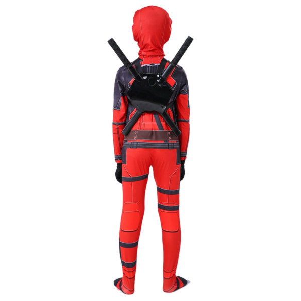 Halloween Cosplay Superhero Deadpool -asu Kids Fancy Party - Perfet