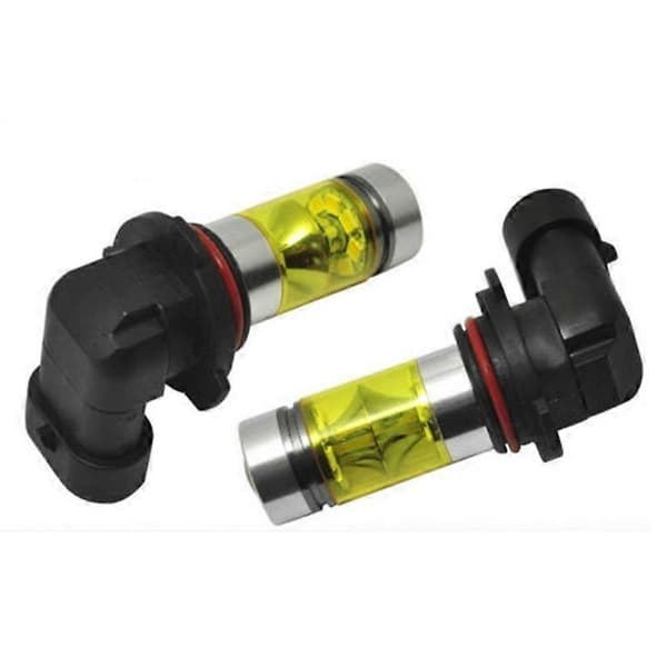 Nya 2x 9005 H10 9145 3000K Gula 100W LED Strålkastarlampor Kit Dimljus-Perfekt