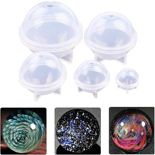 DIY Sphere pyöreä mold hartsille - Perfet