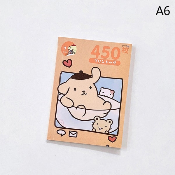450 stk Cartoon e Stickers Brevpapir Sanrio Stickers Kuromi - Perfet A6